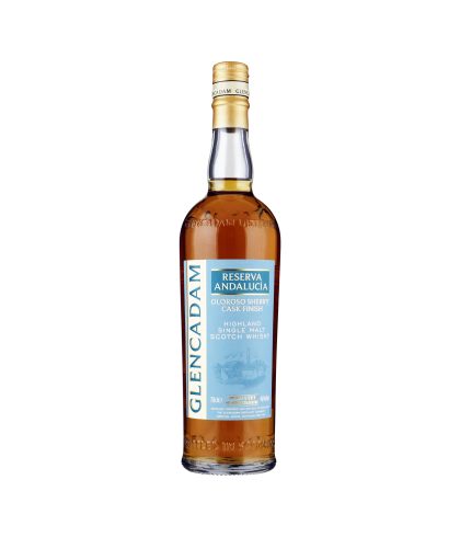 Fles Glencadam Reserva Andalucia Oloroso Sherry, single malt whisky, op voorraad bij slijterij t Bockje in Bathmen