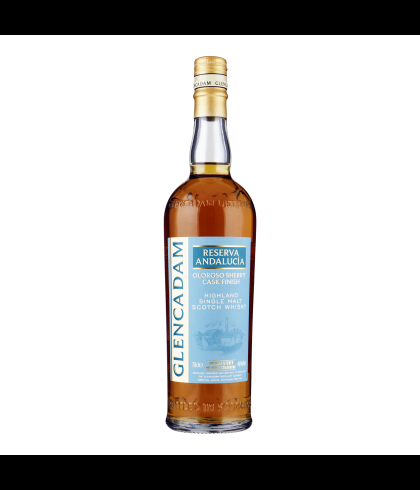Fles Glencadam Reserva Andalucia Oloroso Sherry, single malt whisky, op voorraad bij slijterij t Bockje in Bathmen