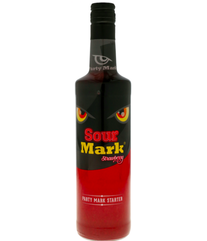 Party Mark Sour Mark Strawberry, op voorraad bij slijterij t Bockje in Bathmen