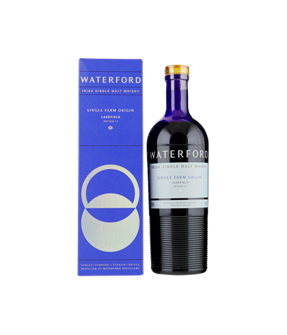 Fles WATERFORD Lakefield 1.1, whisky, bij slijterij ’t Bockje in Bathmen