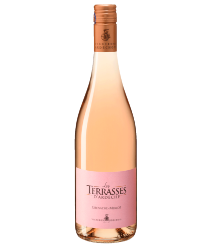 Les Terrasses D’Ardèche Rosé Grenache-Merlot