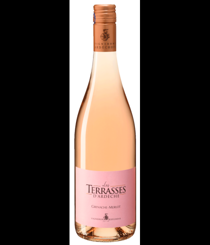 Les Terrasses D’Ardèche Rosé Grenache-Merlot