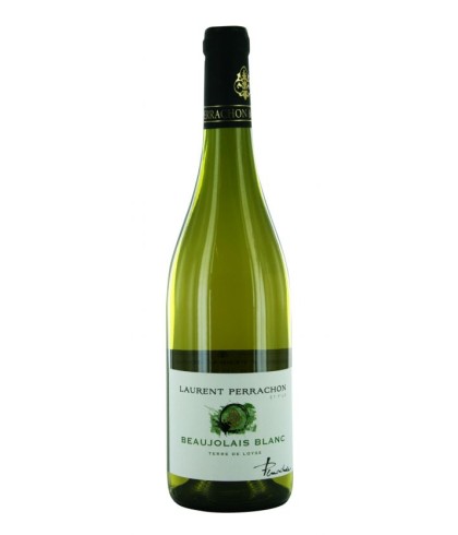 Fles Laurent Perrachon Beaujolais Blanc A.C. Terre de Loyse, wijn bij slijterij t Bockje in Bathmen