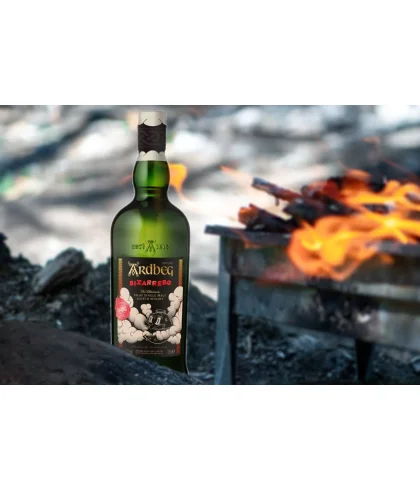 Fles Ardbeg BizarreBQ barbecue whisky, whisky, op voorraad bij slijterij t Bockje in Bathmen