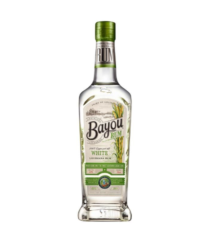 Fles Bayou White 100% Copper Potstill Rum, rum, bij slijterij t Bockje in Bathmen