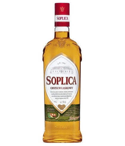 Likeur Soplica Orzech Laskowy Hazelnoot likeur, bij slijterij ’t Bockje in Bathmen