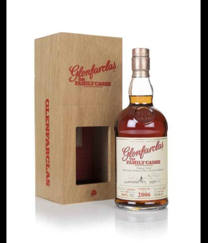 Fles Glenfarclas 2006 Family Cask #3424, single malt whisky, op voorraad bij slijterij t Bockje in Bathmen