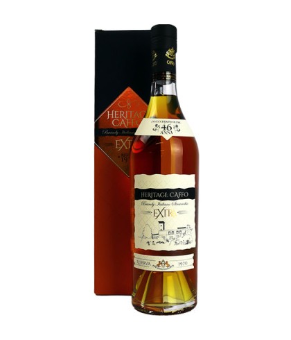 CAFFO Italiaanse brandy 46 Years Old Vintage 1970, op voorraad bij slijterij t Bockje in Bathmen