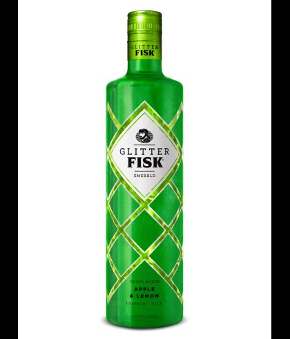 Fisk Glitter Emerald Apple & Lemon