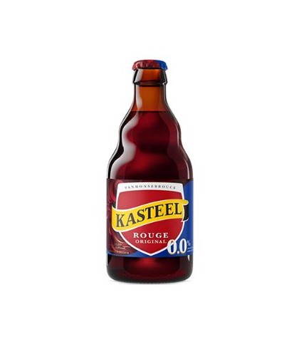 Alcoholvrije drank Kasteel Rouge 0.0% van Kasteel, bij slijterij ’t Bockje in Bathmen