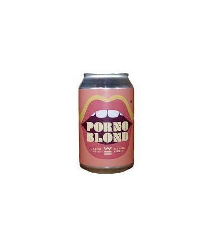 Fles Porno Blond, bier van Porno, bij slijterij t Bockje in Bathmen