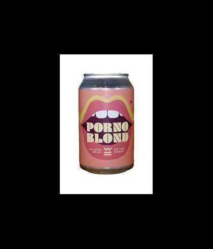Fles Porno Blond, bier van Porno, bij slijterij t Bockje in Bathmen