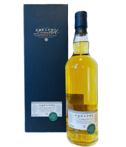 Fles Adelphi Miltonduff 1982, single malt whisky, op voorraad bij slijterij t Bockje in Bathmen