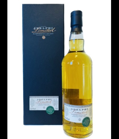 Fles Adelphi Miltonduff 1982, single malt whisky, op voorraad bij slijterij t Bockje in Bathmen