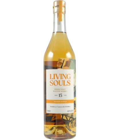 Fles Living Souls Tamnavulin 15 Years Old, whisky, bij slijterij t Bockje in Bathmen
