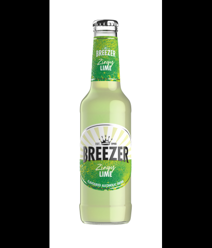 Pre-mix Breezer Lime van Breezer, bij slijterij ’t Bockje in Bathmen