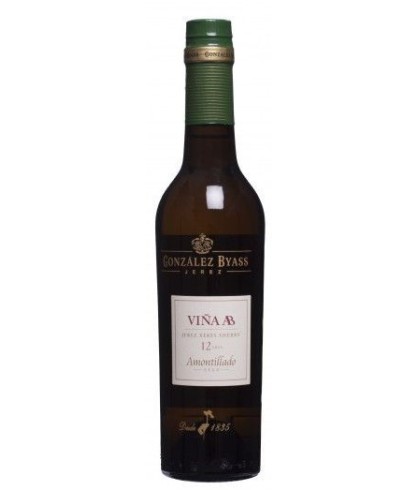 Gonzalez Byass Vina AB 12Y Amontillado Seco, op voorraad bij slijterij t Bockje in Bathmen