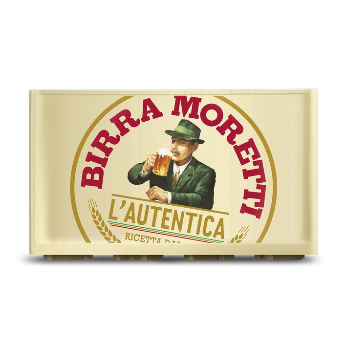 Fles Birra Moretti krat 24x30cl. van Birra Moretti, bij slijterij ’t Bockje in Bathmen