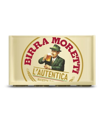 Fles Birra Moretti krat 24x30cl., bier, bij slijterij t Bockje in Bathmen