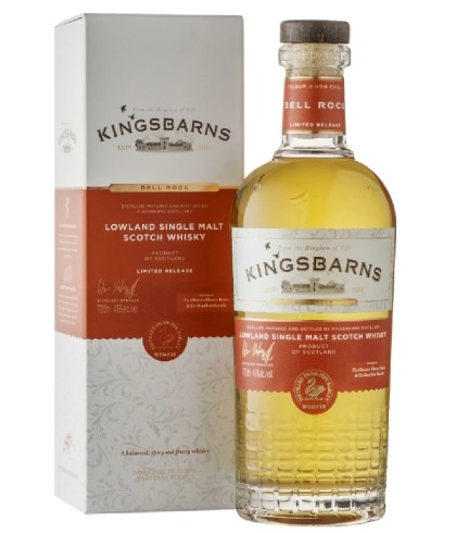 Fles Lowland single malt van Kingsbarns, op voorraad bij slijterij t Bockje in Bathmen