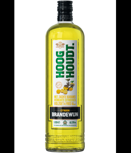 Fles Hooghoudt Citroenbrandewijn van 50 centiliter, bij slijterij t Bockje in Bathmen