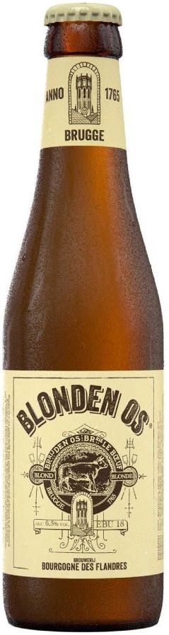 Fles Bourgogne Des Flandres Blonden Os, bier van Bourgogne Des Flandres, op voorraad bij slijterij t Bockje in Bathmen