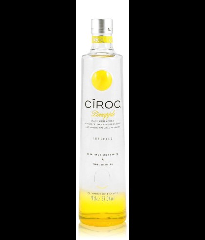 Fles Ciroc Pineapple, wodka, bij slijterij t Bockje in Bathmen