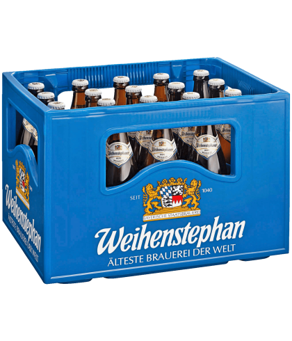 Weihenstephaner Krat 20x50cl., bier op voorraad bij slijterij t Bockje in Bathmen