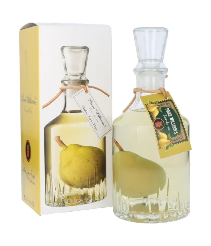 Eau de vie Maison Louis Roque Poire William's Prisonnière en Caraffe van Maison Louis Roque, bij slijterij ’t Bockje in Bathmen