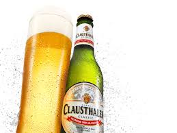 Fles Clausthaler Alcoholvrij, bier van Clausthaler, op voorraad bij slijterij t Bockje in Bathmen