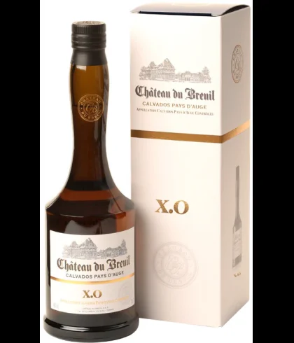 Calvados Château du Breuil XO 6Y. Calvados van Château du Breuil, bij slijterij ’t Bockje in Bathmen