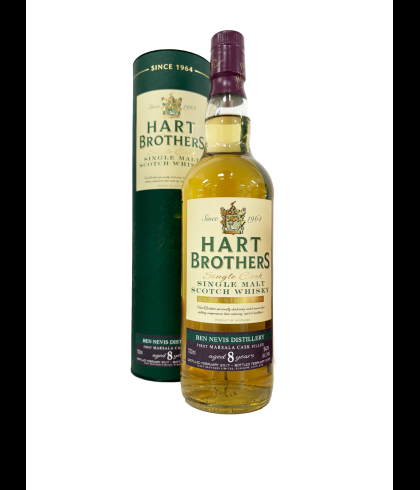 Fles Hart Brothers Ben Nevis 2017 8 Years Old, single malt whisky, op voorraad bij slijterij t Bockje in Bathmen