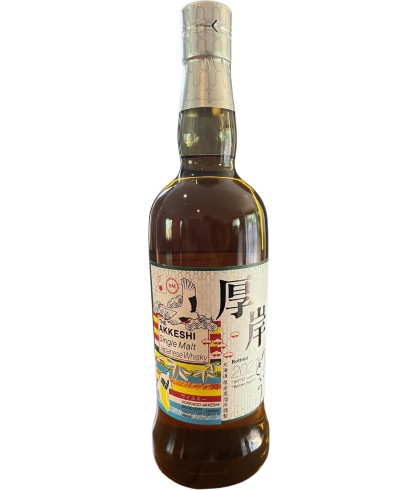Fles Akkeshi Ritto Single Malt, Japanse whisky uit de Akkeshi-distilleerderij op Hokkaido, op voorraad bij slijterij t Bockje in Bathmen