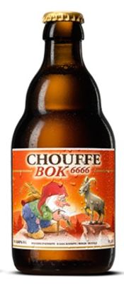Fles Brasserie d'Achouffe Chouffe Bok 6666, bier van Brasserie d'Achouffe, bij slijterij ’t Bockje in Bathmen