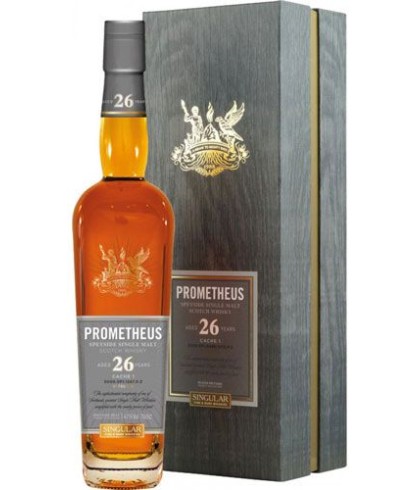 Fles Prometheus 26 Years Old Vintage 1988 Single Malt Whisky 1 Th Release 2015, whisky, op voorraad bij slijterij t Bockje in Bathmen