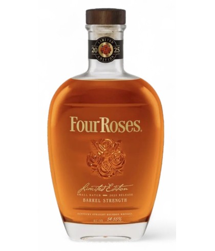 Fles Four Roses Small Batch Limited Edition 2025, single malt whisky, op voorraad bij slijterij t Bockje in Bathmen