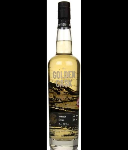 Fles Golden Cask Teaninich 2007 9 Years Old, Highland single malt whisky uit Alness, op voorraad bij slijterij t Bockje in Bathmen