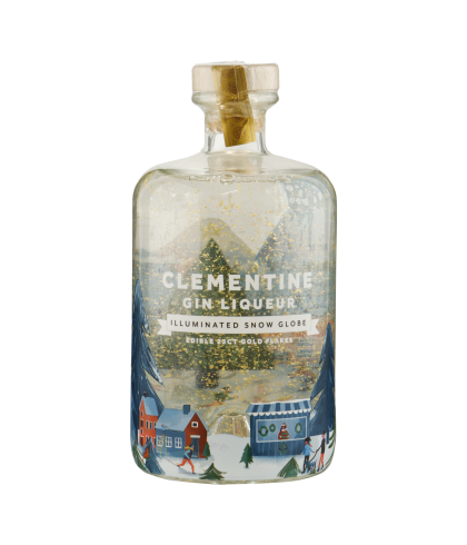 Clementine Snow Globe Gin Liqueur, op voorraad bij slijterij t Bockje in Bathmen