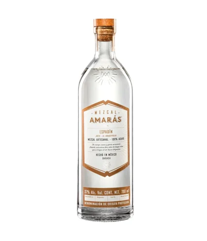 Mezcal Amaras Espadin Joven, bij slijterij t Bockje in Bathmen