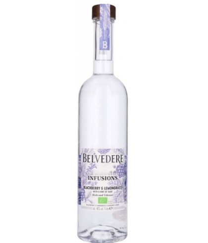 Wodka Belvedere Infusion Blackberry Lemongrass van Belvedere, bij slijterij ’t Bockje in Bathmen