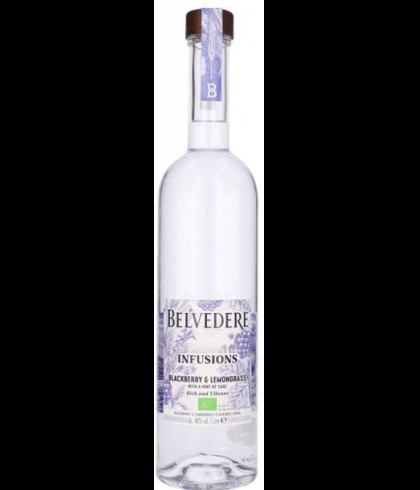 Wodka Belvedere Infusion Blackberry Lemongrass van Belvedere, bij slijterij ’t Bockje in Bathmen