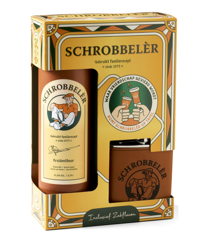 Schrobbelèr Geschenkverpakking met Luxe Zakflacon
