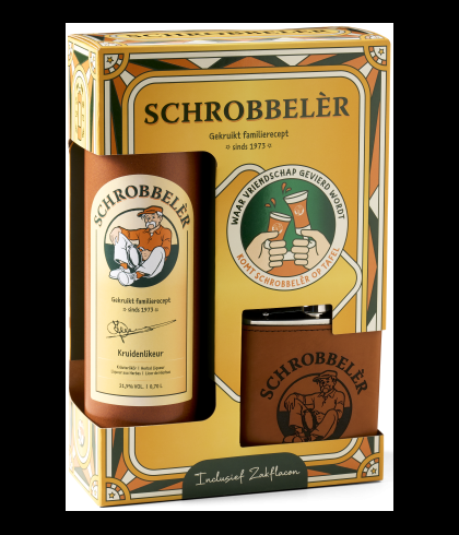 Schrobbelèr Geschenkverpakking met Luxe Zakflacon