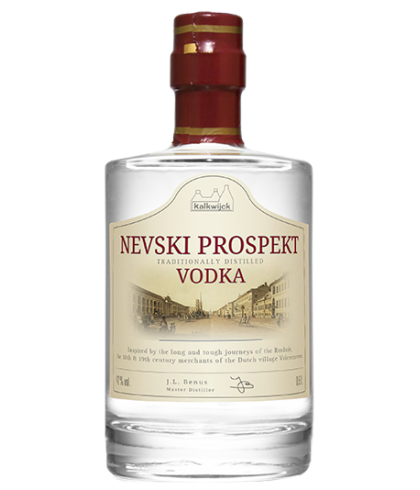 Wodka Kalkwijck Nevski Prospekt Vodka van Kalkwijck, bij slijterij ’t Bockje in Bathmen