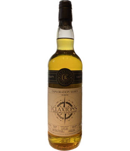 Fles Claxton’s Caol Ila 9Y, single malt whisky, op voorraad bij slijterij t Bockje in Bathmen