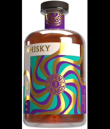 Fles Jopen Rye Whisky, whisky, op voorraad bij slijterij t Bockje in Bathmen