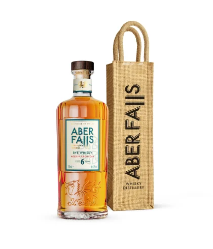 Fles Aber Falls 6Y Rye Whisky, whisky, op voorraad bij slijterij t Bockje in Bathmen