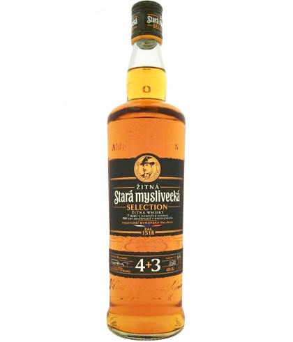 Fles Stará Myslivecká 7Y, whisky, op voorraad bij slijterij t Bockje in Bathmen