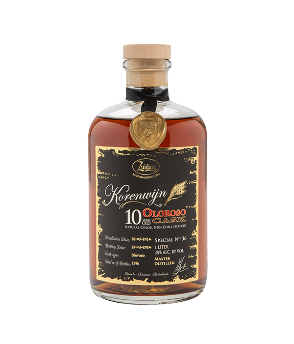 Zuidam Special No.36 Korenwijn 10 Years Old Oloroso Cask bij t Bockje in Bathmen