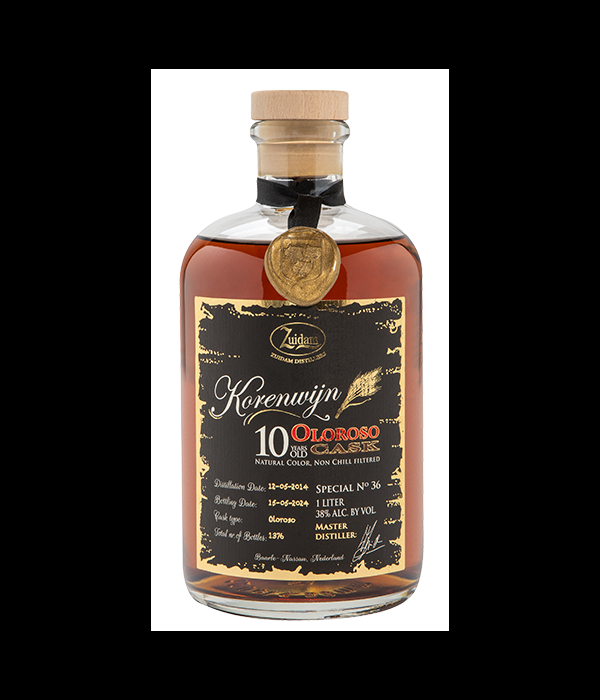 Zuidam Special No.36 Korenwijn 10 Years Old Oloroso Cask bij t Bockje in Bathmen